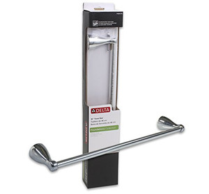 Delta FND18-PC Fountations Bath Towel Bar, 18", Chrome Finish