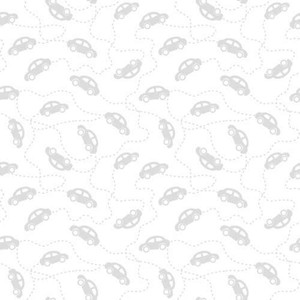 Blank Quilting Morning Mist VI Cherries White Tonal Cotton Fabric By The Yard