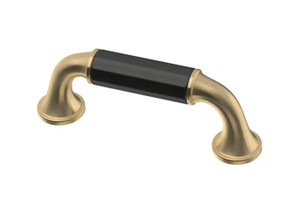 Brainerd P37372W-CZB Champagne Bronze & Black 3" Ceramic Cabinet Drawer Pull