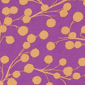 Joel Dewberry RAJD008 Cali Mod Chestnut Branch Lavender Rayon Fabric by The Yard