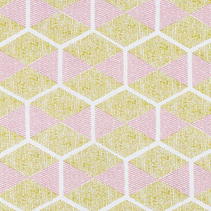 Joel Dewberry RAJD009 Cali Mod Hexablock Gold Rayon Fabric by The Yard
