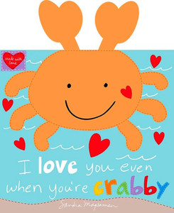 Studio E Huggable&Loveable I Love You Even When You Are Crabby Book Fabric Panel
