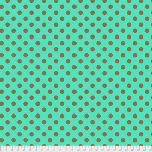 Tula Pink PWTP118 All Stars Pom Poms Agave Cotton Fabric By Yard