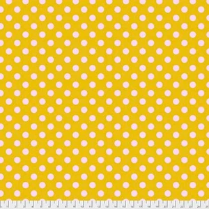 Tula Pink PWTP118 All Stars Pom Poms Marigold Cotton Fabric By Yard