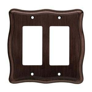 W078ZMC-VBR Venetian Bronze Victorian Double GFCI Wall Plate