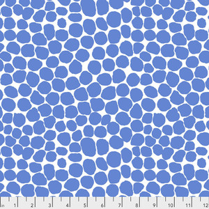 Free Spirit Kaffe Fassett Collective Brandon Mably Jumble Cobalt Fabric By Yd