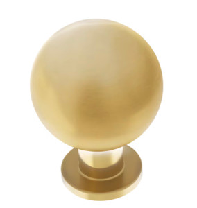 Allen + Roth 1 1/8" Brushed Brass Orin Cabinet Drawer Knob