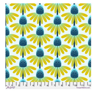 Anna Maria Horner Love Always, AM Echinacea Maize Cotton Fabric By Yd