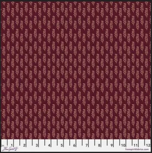 FreeS pirit Mia Charro Autumn Friends Autumn Twigs Garnet Cotton Fabric By Yard