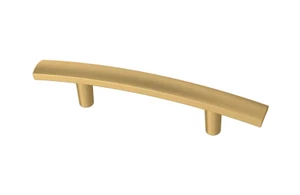 Allen & Roth P24425W-117 3" Brushed Brass Amelia Arched Cabinet Drawer Pull