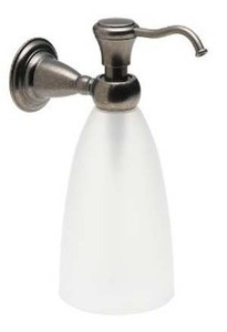 75055-PT Victorian Bath Soap Dispenser Antique Pewter Finish