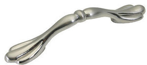 A36631SN 3" Satin Nickel Ornate Cabinet Drawer Pull Knob