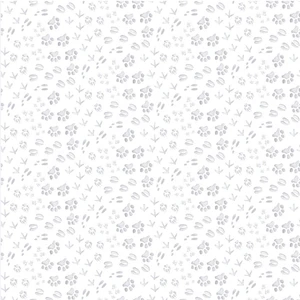 Studio E Winter White Animal Tracks Gray Cotton Fabric By The Yard
