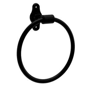 Franklin Brass Calloway CLWY46-MB Bath Towel Ring Matte Black Finish