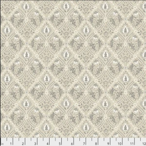 Free Spririt Morris & Co. Mineral Pure Trellis LInen Cotton Fabric By Yd