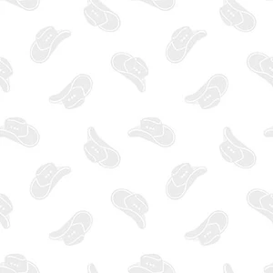 Blank Quilting Western Stock Cowboy Hats White Cotton Fabric By The Yard