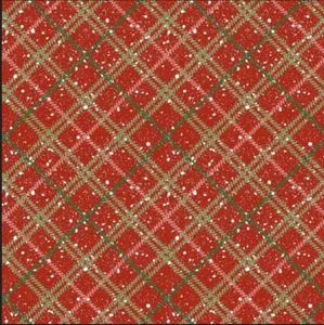 Henry Glass Holiday Spirit Sm Plaid Red Cotton Fabric By The Yard