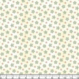 Studio E Vintage Whispers From Santa Stars Snowflakes Cream Fabric By The Yd