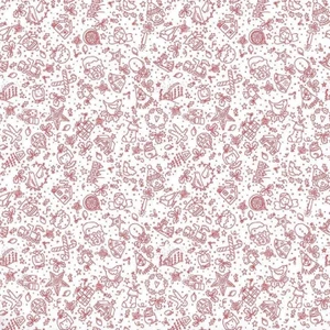 Henry Glass Redwork Christmas Symbols Red Cotton Fabric By The Yard