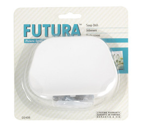 Franklin Brass Futura Bath Soap Dish White Finish