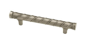 PBF213Y-BSP 3 3/4" Ring Dot Brushed Satin Pewter Cabinet Drawer Pull PBF213Y-BSP 3 3/4" Ring Dot Brushed Satin Pewter Cabinet Drawer Pull