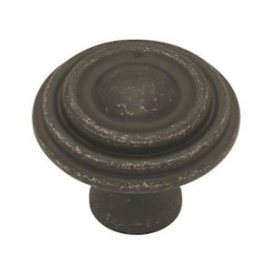 PBF528Y-PEW 1 1/2" Ring Dot Cabinet Drawer Knob Pewter PBF528Y-PEW 1 1/2" Ring Dot Cabinet Drawer Knob Pewter
