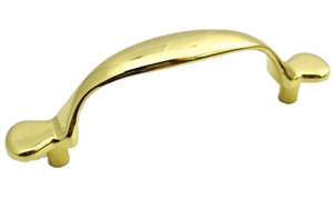 P30060-PB Polished Brass 3" Cabinet Drawer Knob Pull P30060-PB Polished Brass 3" Cabinet Drawer Knob Pull