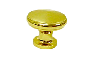 P30907-PL 1" Solid Brass Round Cabinet Drawer Pull Knob P30907-PL 1" Solid Brass Round Cabinet Drawer Pull Knob