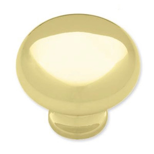 P50150L-PB Polished Brass Round Cabinet Drawer Knob P50150L-PB Polished Brass Round Cabinet Drawer Knob