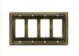 65164 Antique Bronze Architect Quad GFCI Cover Plate