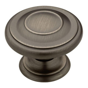 P22669-904 1 3/8" Heirloom Silver Harmon Cabinet Drawer Knob