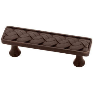 P15444C-VBR Venetian Bronze 3" Weave Pattern Drawer Cabinet Pull