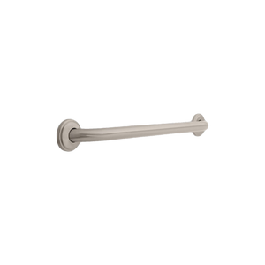 Delta 41224-SN 24" Assist Grab Bar Concealed Mount Decorative Flange Satin Nickel Delta 41224-SN 24" Assist Grab Bar Concealed Mount Decorative Flange Satin Nickel