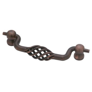 PN0527V-VBR 3 3/4" Venetian Bronze Birdcage Cabinet Drawer Pull PN0527V-VBR 3 3/4" Venetian Bronze Birdcage Cabinet Drawer Pull