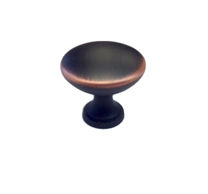 P50154M-VBC 1 1/4" Bronze w/ Copper Round Cabinet Drawer Knob 2 Pack