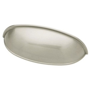 PN1053H-BSN Brushed Satin Nickel 2 1/2" & 3" Cup Style Cabinet Drawer Pull