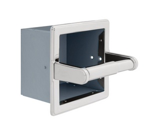 Commercial 972PC Beveled Recessed Toilet Tissue Dispenser Chrome Commercial 972PC Beveled Recessed Toilet Tissue Dispenser Chrome