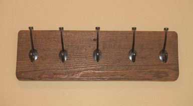 Custom Designed Barnwood Hook Rail Custom Designed Barnwood Hook Rail