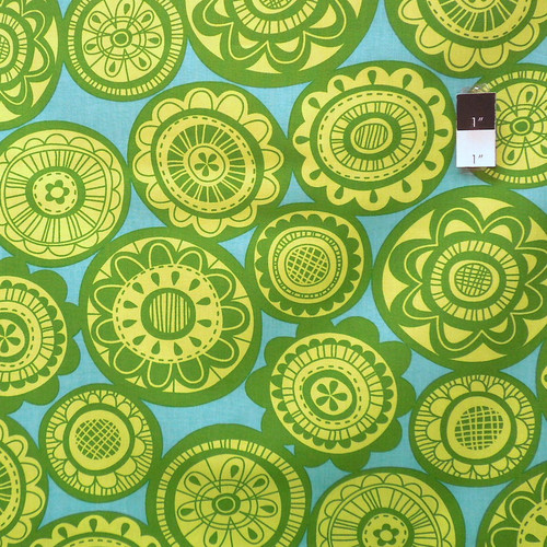 Erin McMorris EM28 Summersault Cartwheel Lime Fabric By The Yard