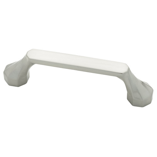 P20381-SN 3" & 3 3/4" Satin Nickel Dual Mount Octogon Cabinet Drawer Pull