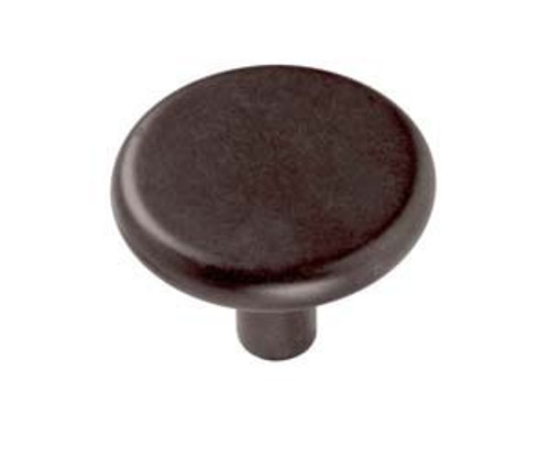 085-03-0965  Oil Rubbed Bronze 1 1/4" Round Cabinet Drawer Knob 10 Pack