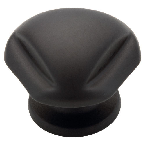 Avante 62933BKN 1.2" Triangle Top Cabinet Drawer Knob Pull Black