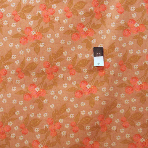 Nel Whatmore PWNW031 Eden Cherry Light Brown Fabric By Yard