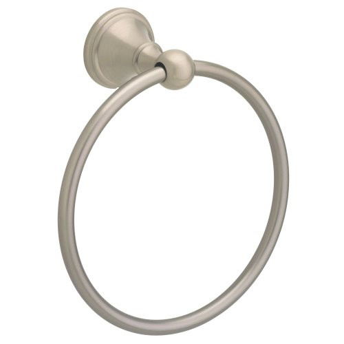 Delta Crestfield Bath Towel Ring Satin NIckel Finish