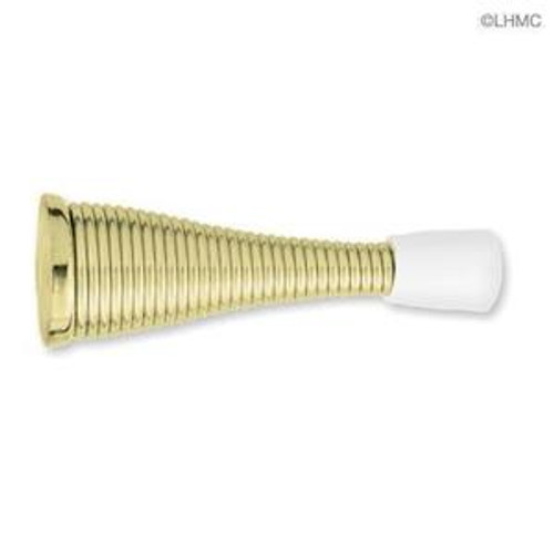 B40010G-PB Brass Plate Spring Door Stop