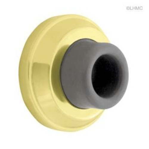 B40900D-PL  Brass Concave Door Stop