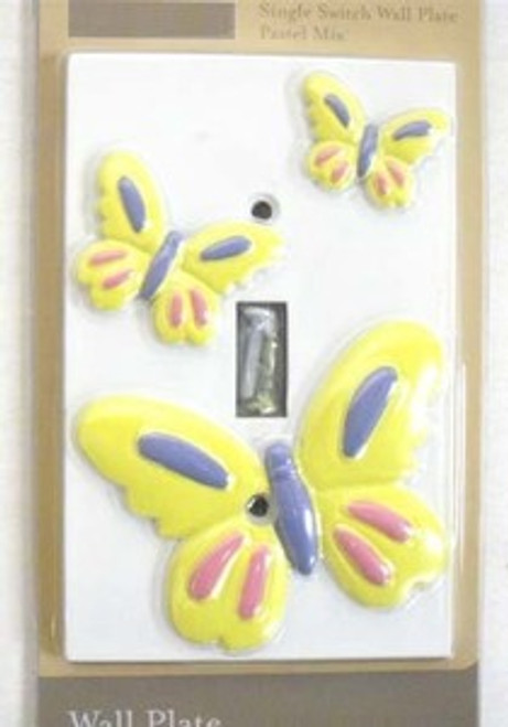 WP0640W-136 Butterfly Single Switch Cover Plate