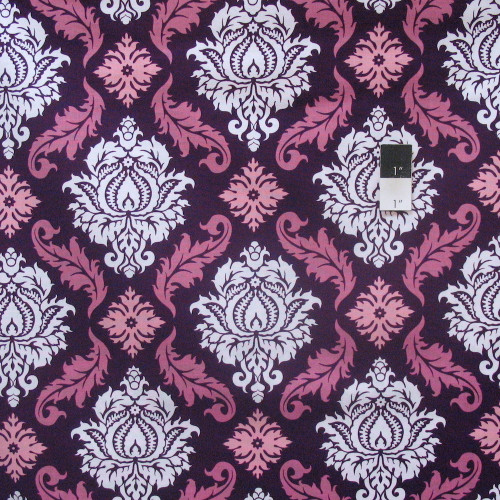 Joel Dewberry PWTC009 Damask Violet Cotton Fabric By Yd