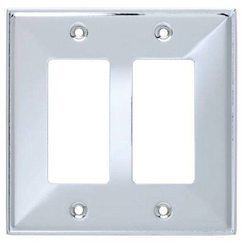135878 Chrome Beverly Double GFCI Cover Plate