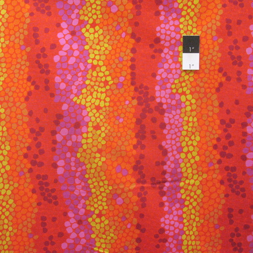Brandon Mably PWBM042 Pebble Mosaic Orange Quilt Cotton Fabric By The Yard
